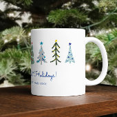 skandinavische Minimalistische Weihnachtsbäume Kaffeetasse