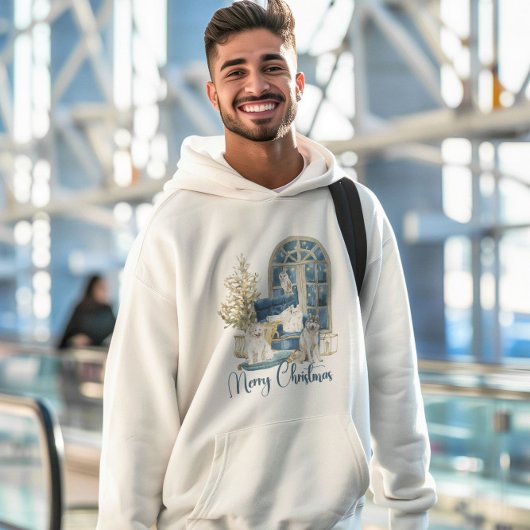 skandinavische Nordic Christmas Vibes Hoodie