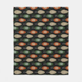 Skandinavische Ornamente aus dem Mittelalter Fleecedecke (Vorderseite)