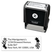 skandinavische Rücksendeadresse Permastempel (Beispiel)