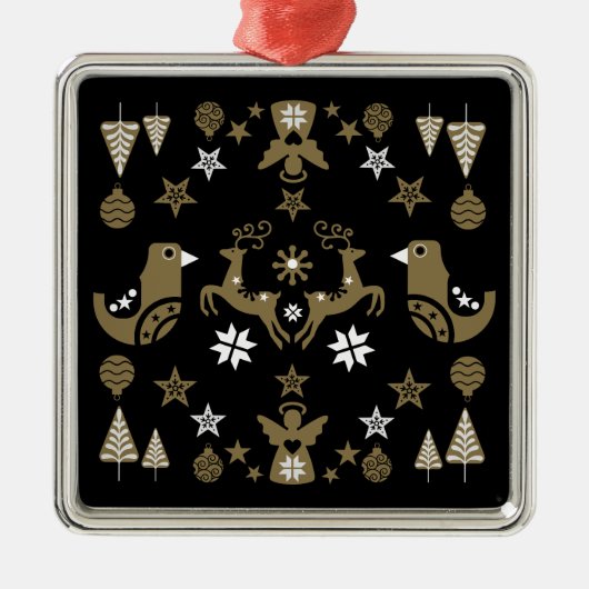 Skandinavische Saisonluxuriöse Dekoration (Vorne)