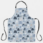 Skandinavische schneebedeckte Berge Schürze (Vorderseite)