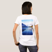 Skandinavische Schönheit T-Shirt (Schwarz voll)