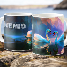 Skandinavische Schwanenjungfrau - Nordisches Schwa Kaffeetasse