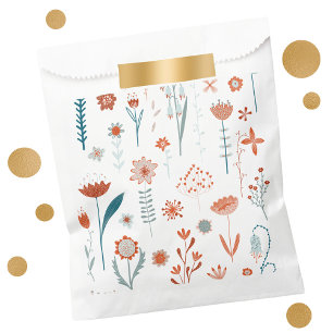 Skandinavische Sommer-Blume Geschenktütchen