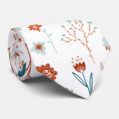 Skandinavische Sommer-Blume Krawatte (Gerollt)