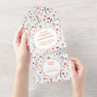 Skandinavische Sommer-Blume Moderne Boho Hochzeit
