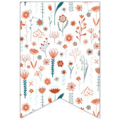 Skandinavische Sommer-Blume Wimpelkette (Erste Fahne)