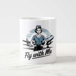 Skandinavische Stewardess-Spezialtasse Jumbo-Tasse