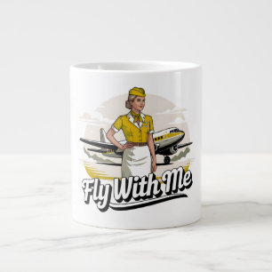 Skandinavische Stewardess-Spezialtasse Jumbo-Tasse