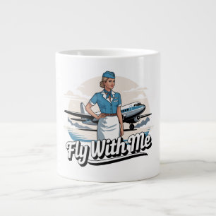 Skandinavische Stewardess-Spezialtasse Jumbo-Tasse