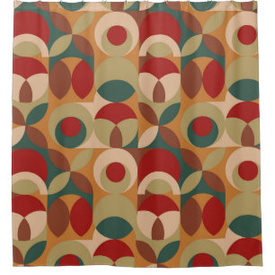 Skandinavische Stilgeometrie Minimaler Artwork Duschvorhang