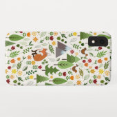 Skandinavische Style Illustrationen auf Crememuste Case-Mate iPhone Hülle (Rückseite (Horizontal))