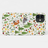 Skandinavische Style Illustrationen auf Crememuste Case-Mate iPhone Hülle (Rückseite (Horizontal))