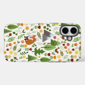 Skandinavische Style Illustrationen auf Crememuste Case-Mate iPhone Hülle (Rückseite (Horizontal))