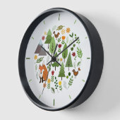 Skandinavische Style Illustrations Circle+Time Uhr (Winkel)