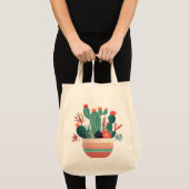 skandinavische Sukkuline Tote Bag Tragetasche (Vorderseite (Produkt))