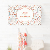 Skandinavische Summer Blume Boho Wedding Banner (Insitu)