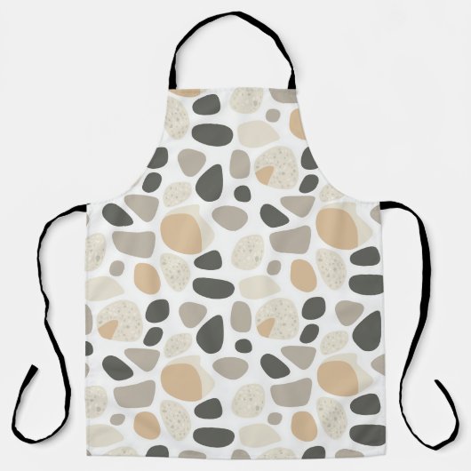 Skandinavische Terrazzo Stones Schürze (Vorderseite)