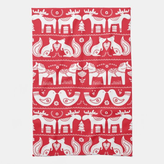 Skandinavische Tiere Küchentücher (Vertikal)