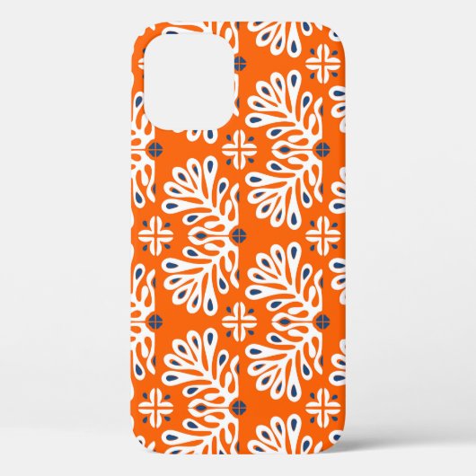 Skandinavische Tradition: Ethnisches Blumenmosaik. Case-Mate iPhone Hülle (Rückseite)