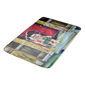 Skandinavische Trolle - Equinus Badematte (Schrägansicht)