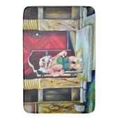 Skandinavische Trolle - Equinus Badematte (Vorderseite Vertikal)