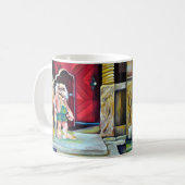 Skandinavische Trolle, realistische Malerei Kaffeetasse (Vorderseite Links)