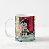 Skandinavische Trolle, realistische Malerei Kaffeetasse (Links)