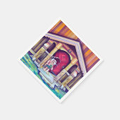 Skandinavische Trolle Schweden Traditionen Serviette (Ecke)