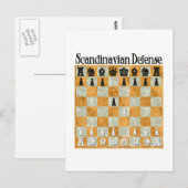 skandinavische Verteidigung Postkarte (Vorne/Hinten)