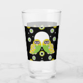 Skandinavische Vogelkunst Glas (Rückseite)