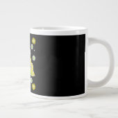 Skandinavische Vogelkunst Jumbo-Tasse (Rechts)