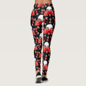 Skandinavische Vogelkunst Leggings (Rückseite)