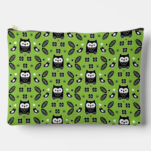 Skandinavische Vogelkunst Zubehörtasche (Vorderseite)