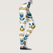 Skandinavische Volkskunst, buntes Muster. Leggings (Rechts)