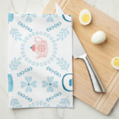 Skandinavische Volkskunst Hyge Weihnachtsfest gemü Geschirrtuch (Viertel Falte)