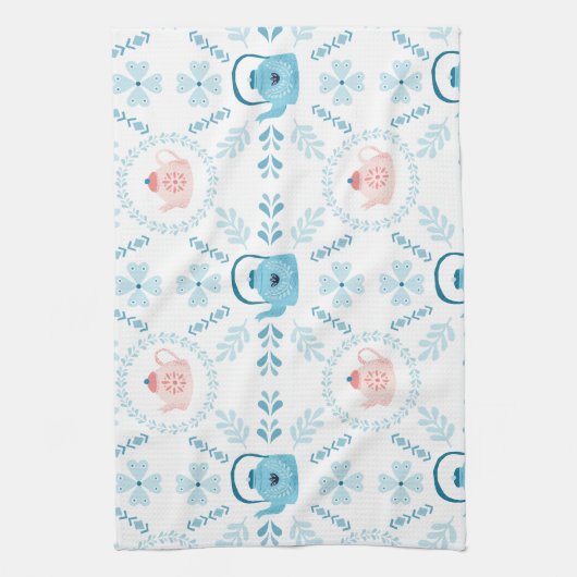 Skandinavische Volkskunst Hyge Weihnachtsfest gemü Geschirrtuch (Vertikal)