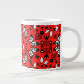 Skandinavische Volkskunst Jumbo-Tasse (Rechts)