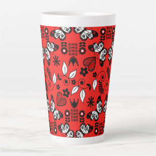 Skandinavische Volkskunst Milchtasse