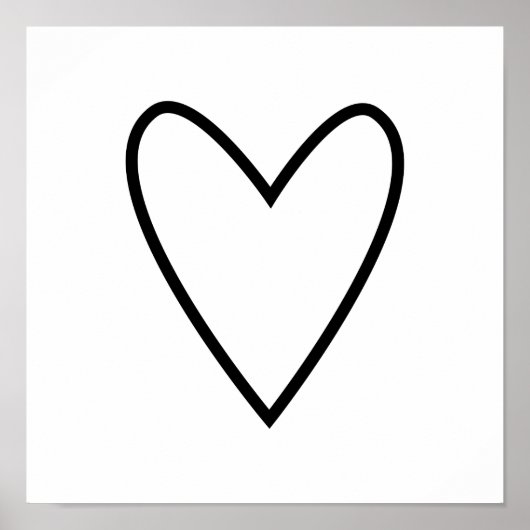 Skandinavische Volkskunst Minimalistische Illustra Poster (Vorne)