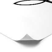 Skandinavische Volkskunst Minimalistische Illustra Poster (Ecke)