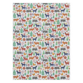 Skandinavische Volkskunst Nordic Boho Modernes Mus Tischdecke