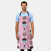 Skandinavische Volkskunst: Nordic Seamless. Schürze (Getragen)