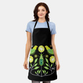 Skandinavische Volkskunst | Nordische Dekoration T Schürze (Getragen)