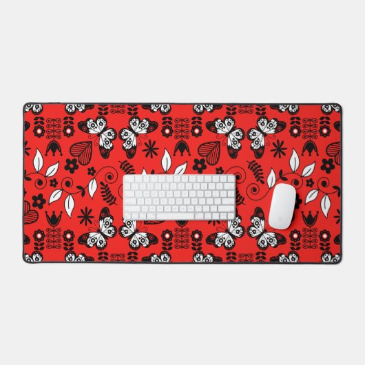 Skandinavische Volkskunst Schreibtischunterlage (Tastatur & Maus)