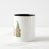 Skandinavische Waldnomenen Zweifarbige Tasse (Mittel)
