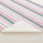 skandinavische Weihnachten Sherpadecke (3/4)