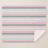 skandinavische Weihnachten Sherpadecke (Vorderseite (Horizontal))