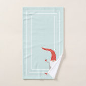 Skandinavische Weihnachts-Gnomes-Urlaub Badhandtuch Set (Handtuch)